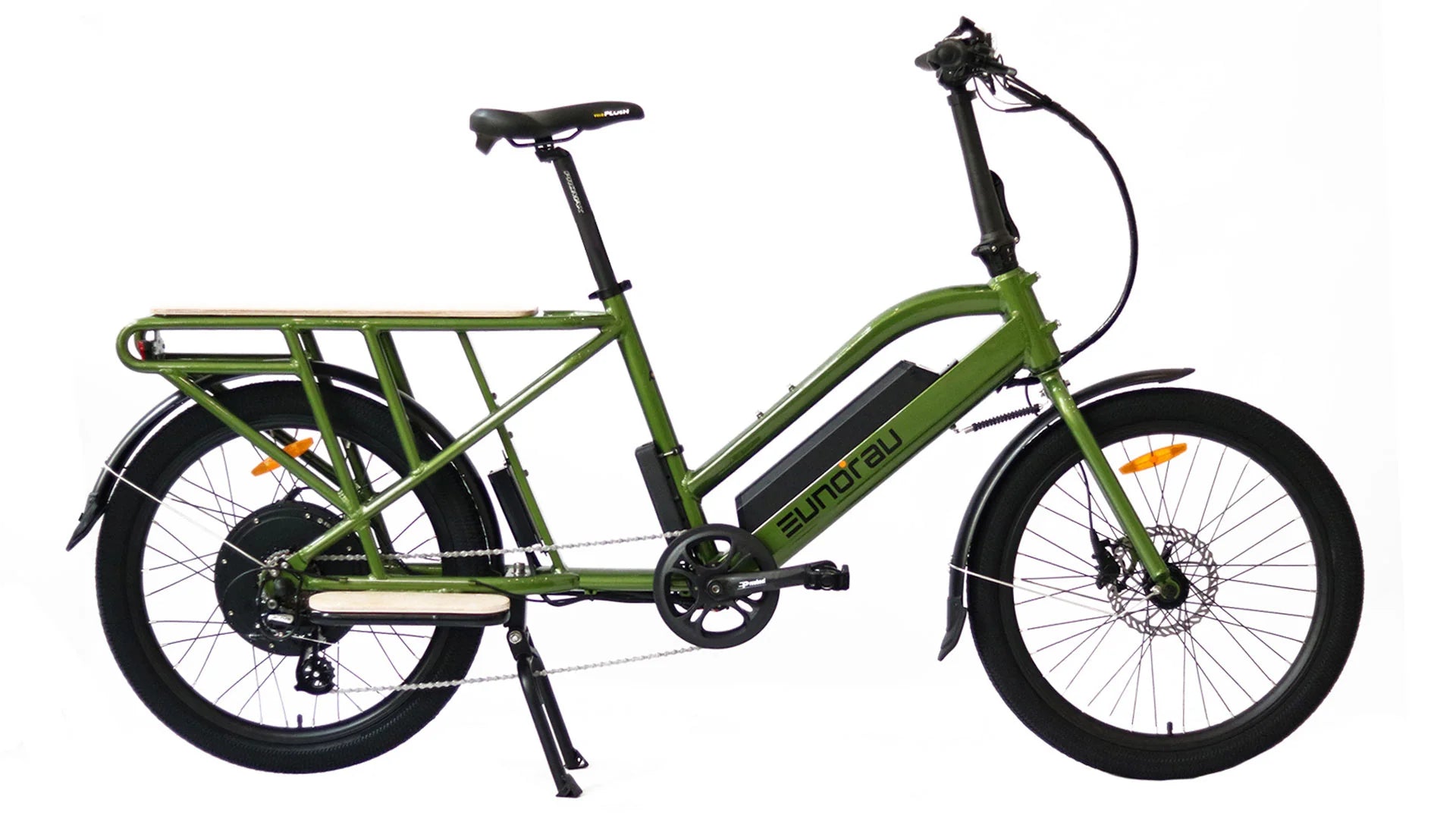EUNORAU Max-Cargo 2.0 48V 750W Long-Tail Cargo eBike 440lbs 80mi