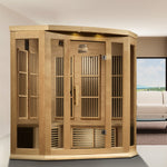 Golden Designs Maxxus FAR IR Sauna with Near Zero EMF MXK35601ZF HEM