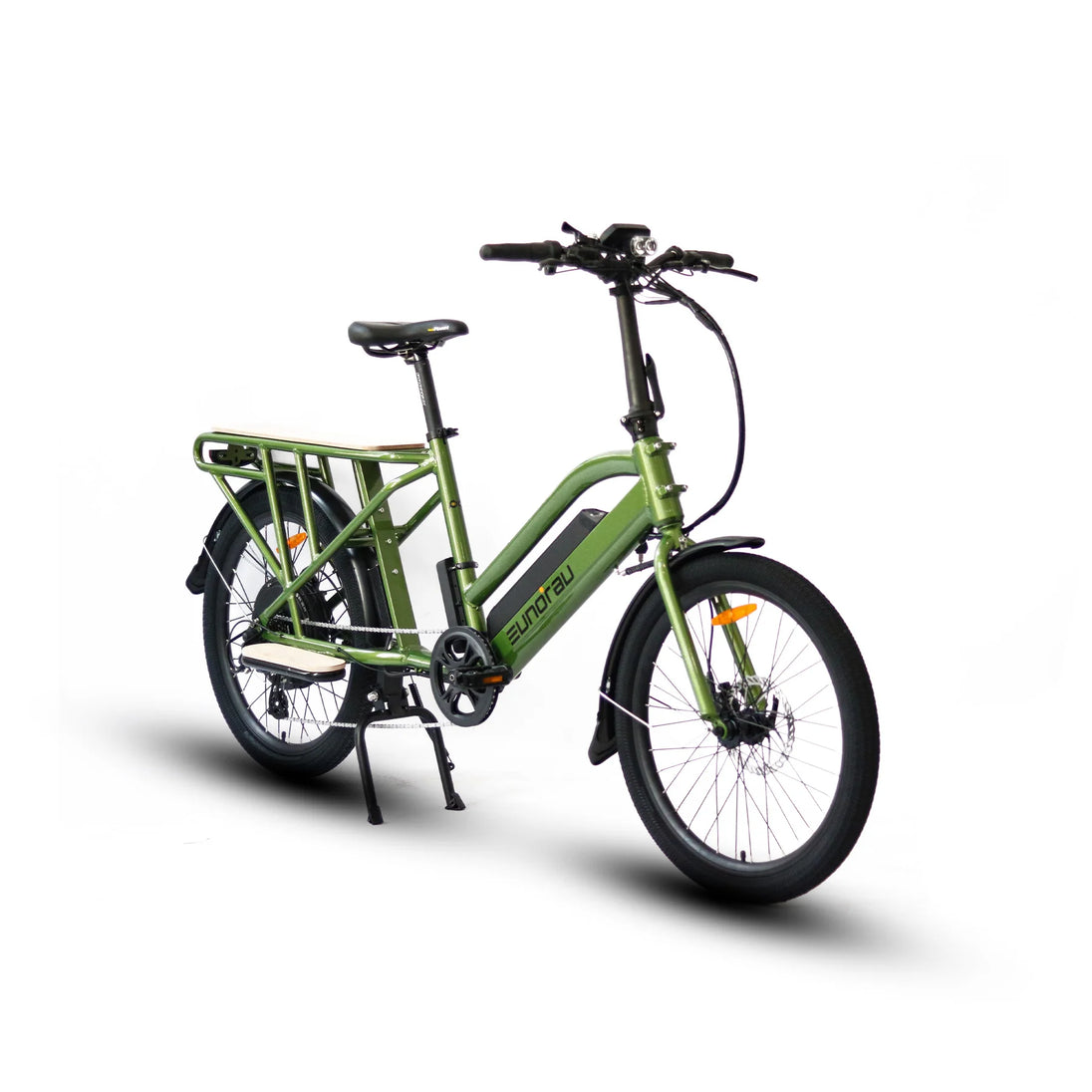 EUNORAU Max-Cargo 2.0 48V 750W Long-Tail Cargo eBike 440lbs 80mi