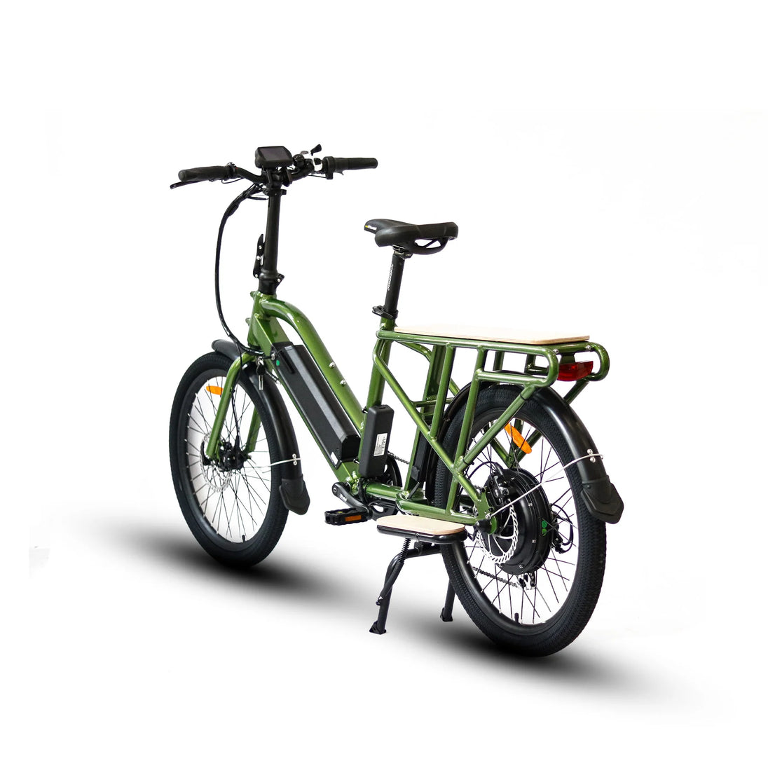 EUNORAU Max-Cargo 2.0 48V 750W Long-Tail Cargo eBike 440lbs 80mi