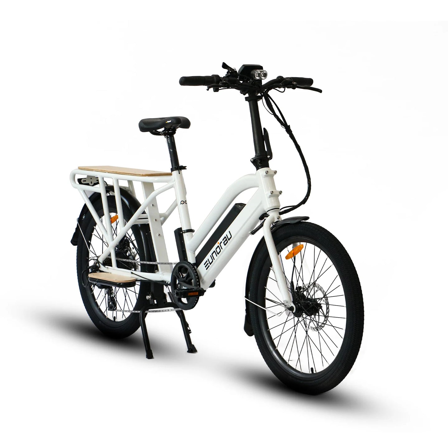 EUNORAU Max-Cargo 2.0 48V 750W Long-Tail Cargo eBike 440lbs 80mi