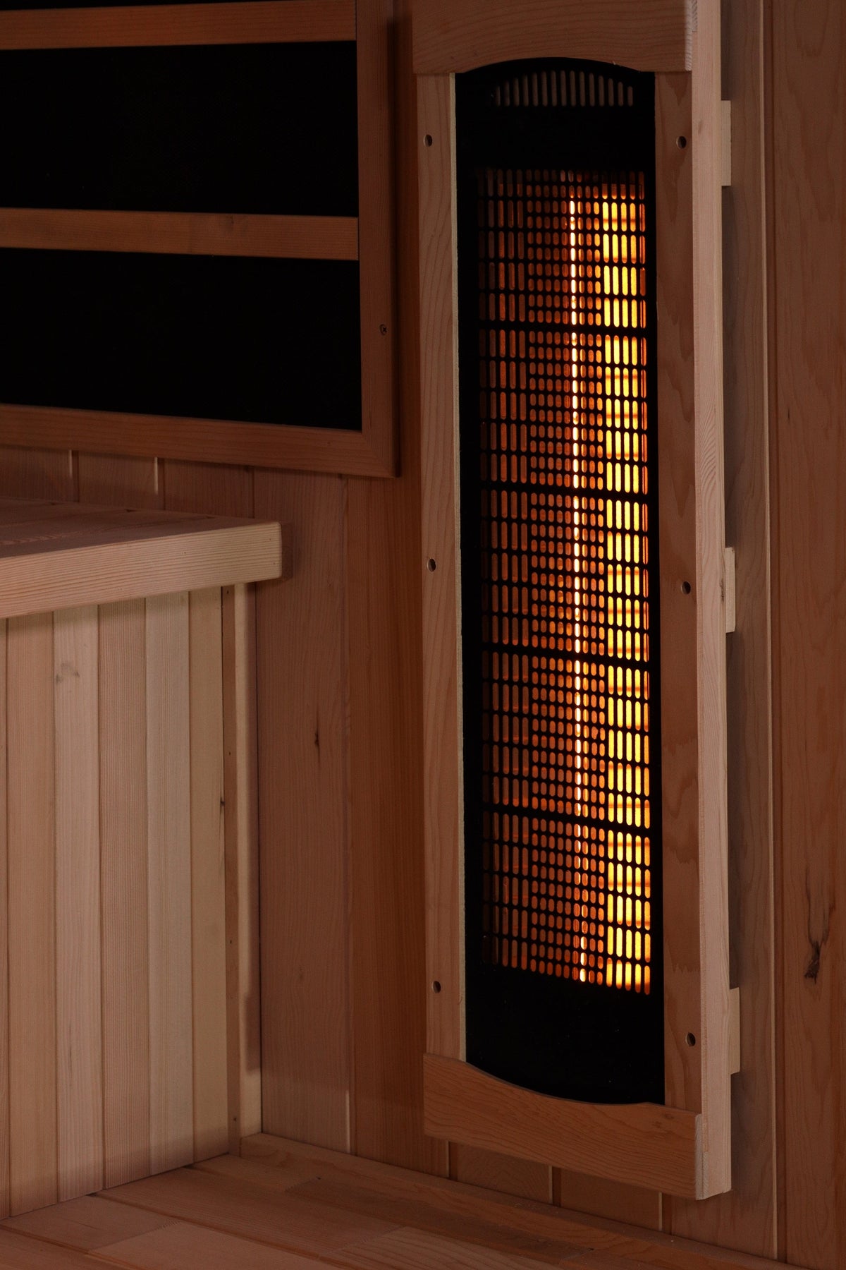 Golden Designs Full Spectrum Sauna with Himalayan Salt Bar GDI804003