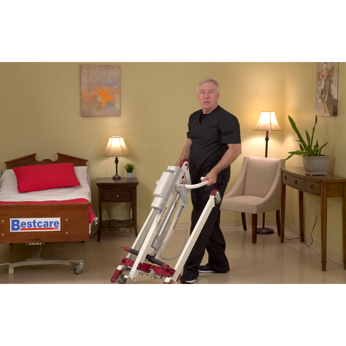 Bestcare PL400EF Full Body Patient Lift - Foldable