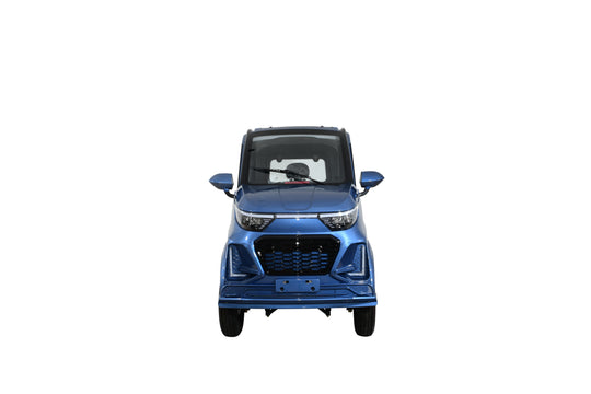 Green Transporter Q Express enclosed all-weather cabin scooter