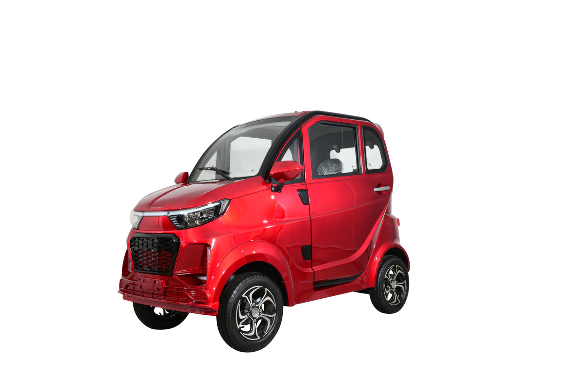 Green Transporter - Q Express Fully Enclosed All-Weather Cabin Scooter