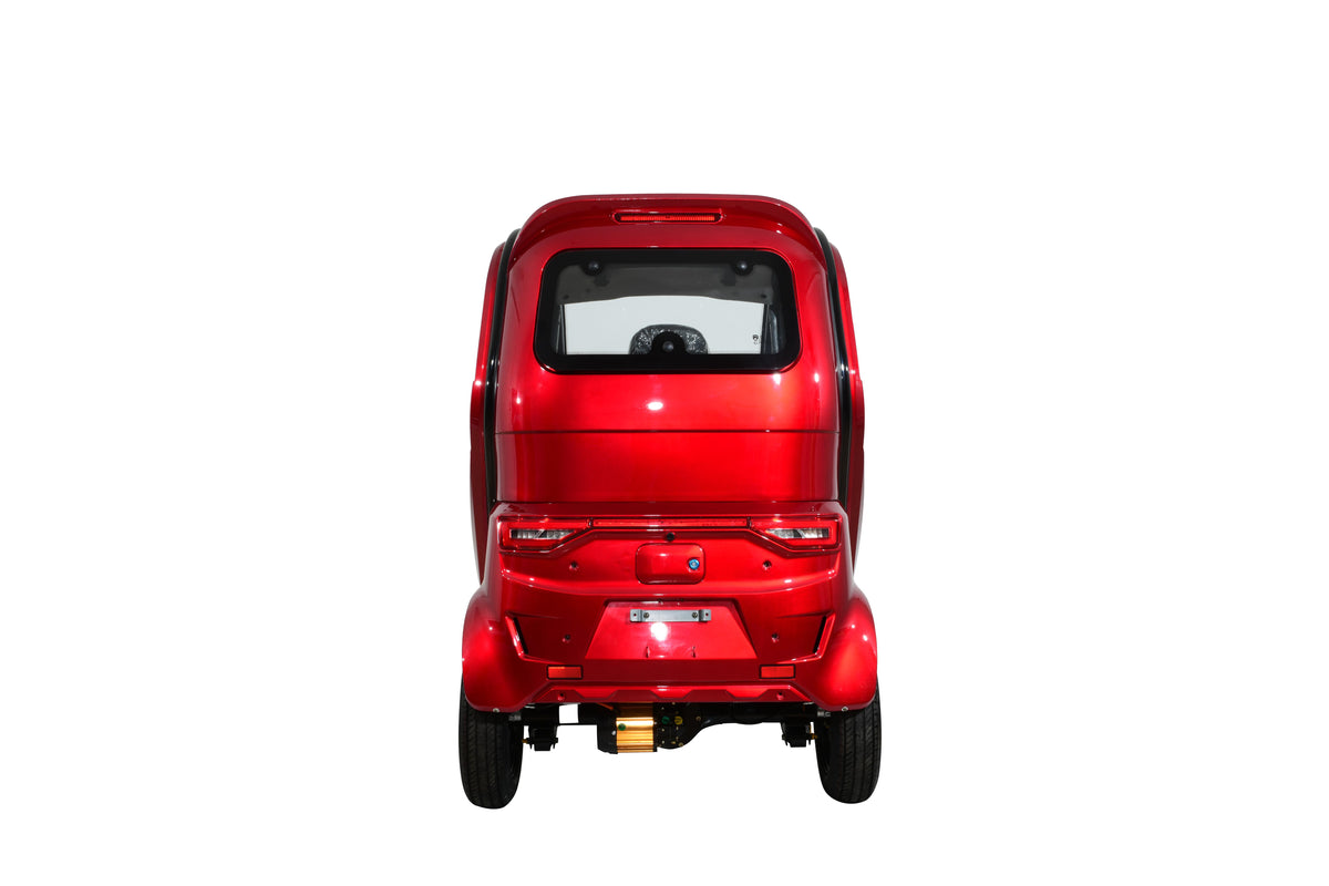 Green Transporter - Q Express Fully Enclosed All-Weather Cabin Scooter