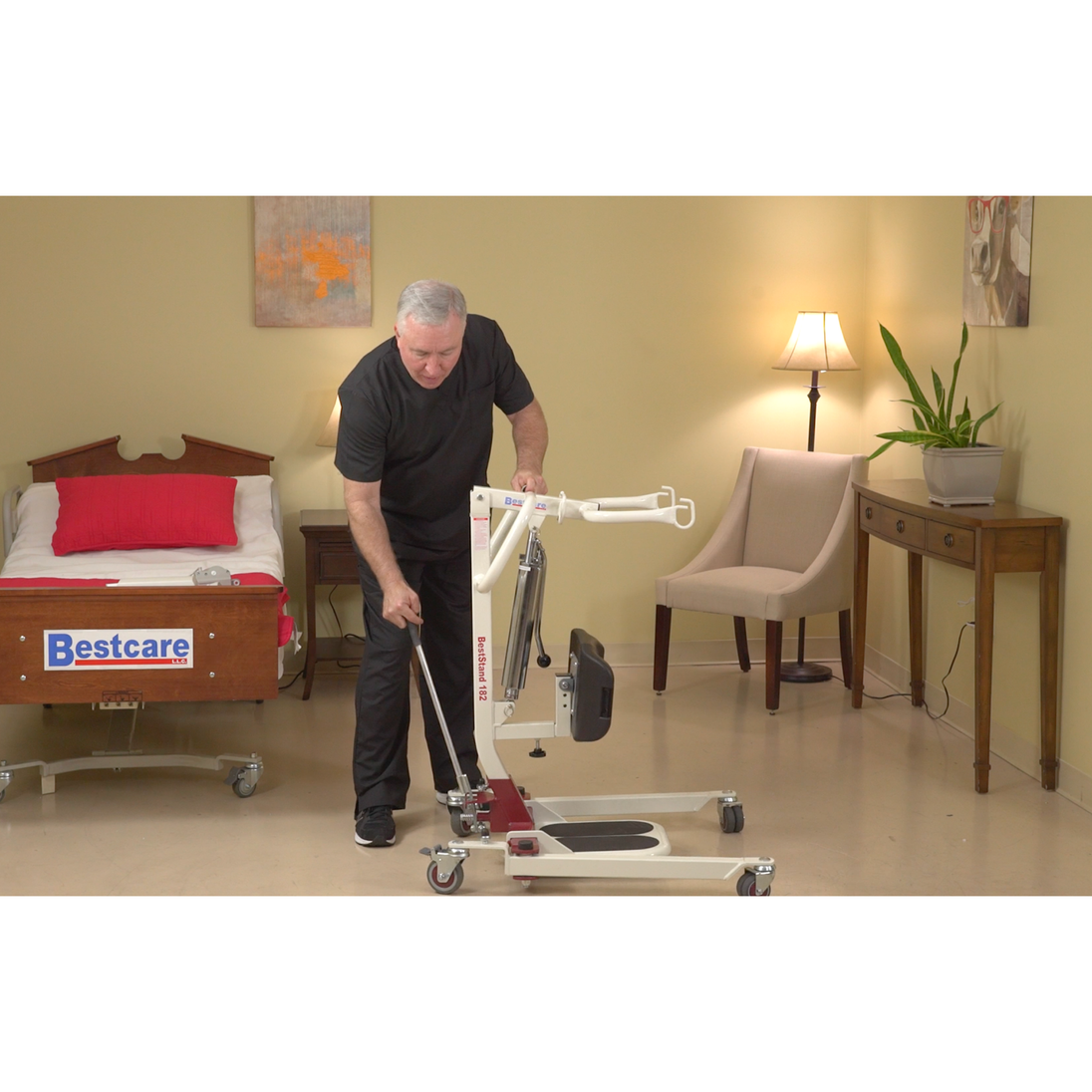 Bestcare SA182H Lift | Hydraulic Sit-to-Stand Lift | 400 lb Patient Lift