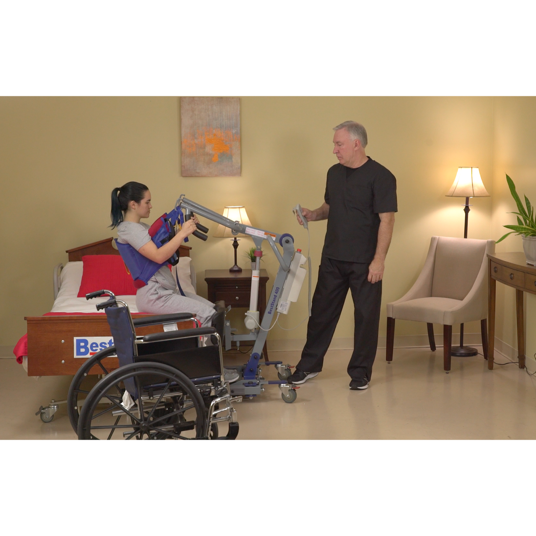 Bestcare SA500 Lift | Sit-to-Stand Transfer Lift | Patient Mobility Lift
