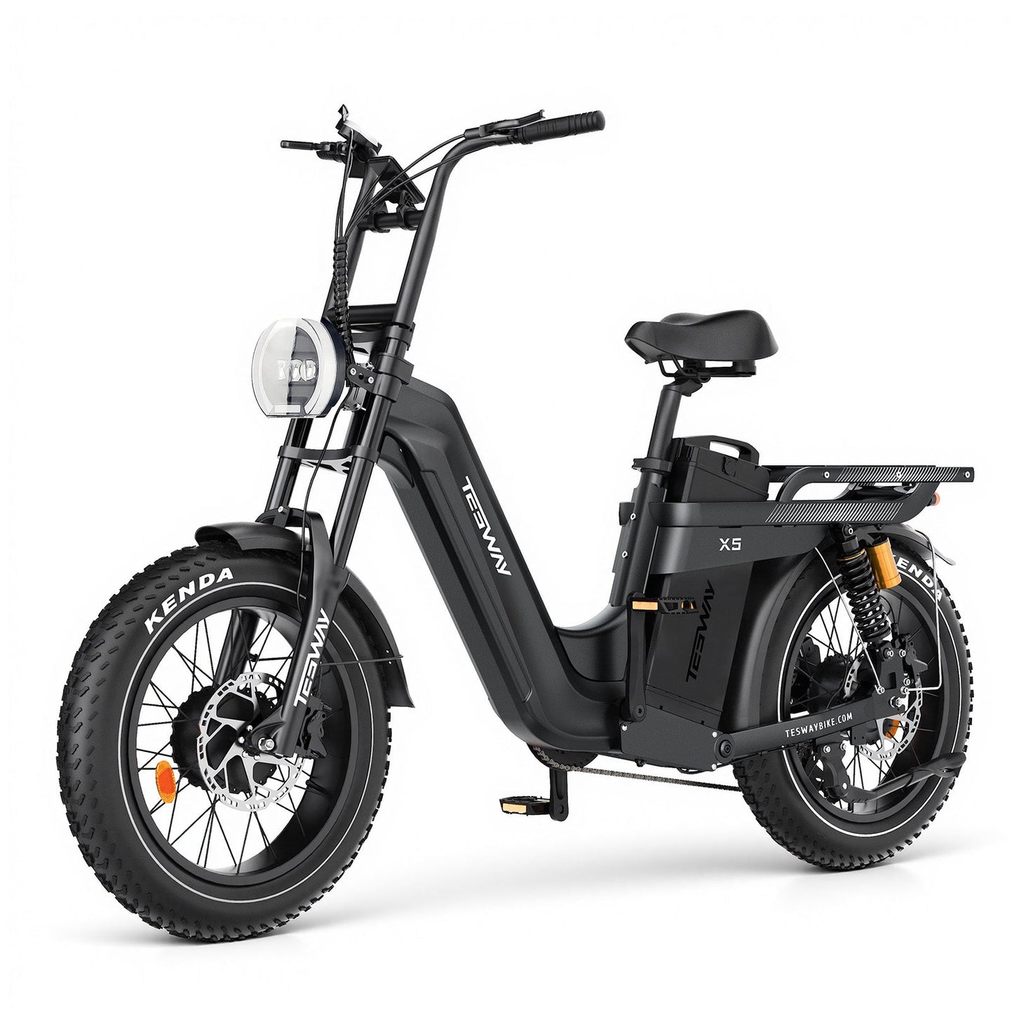 TESWAY X5 Pro Cargo E-Bike – 2000W 200-Mile Family Hauler