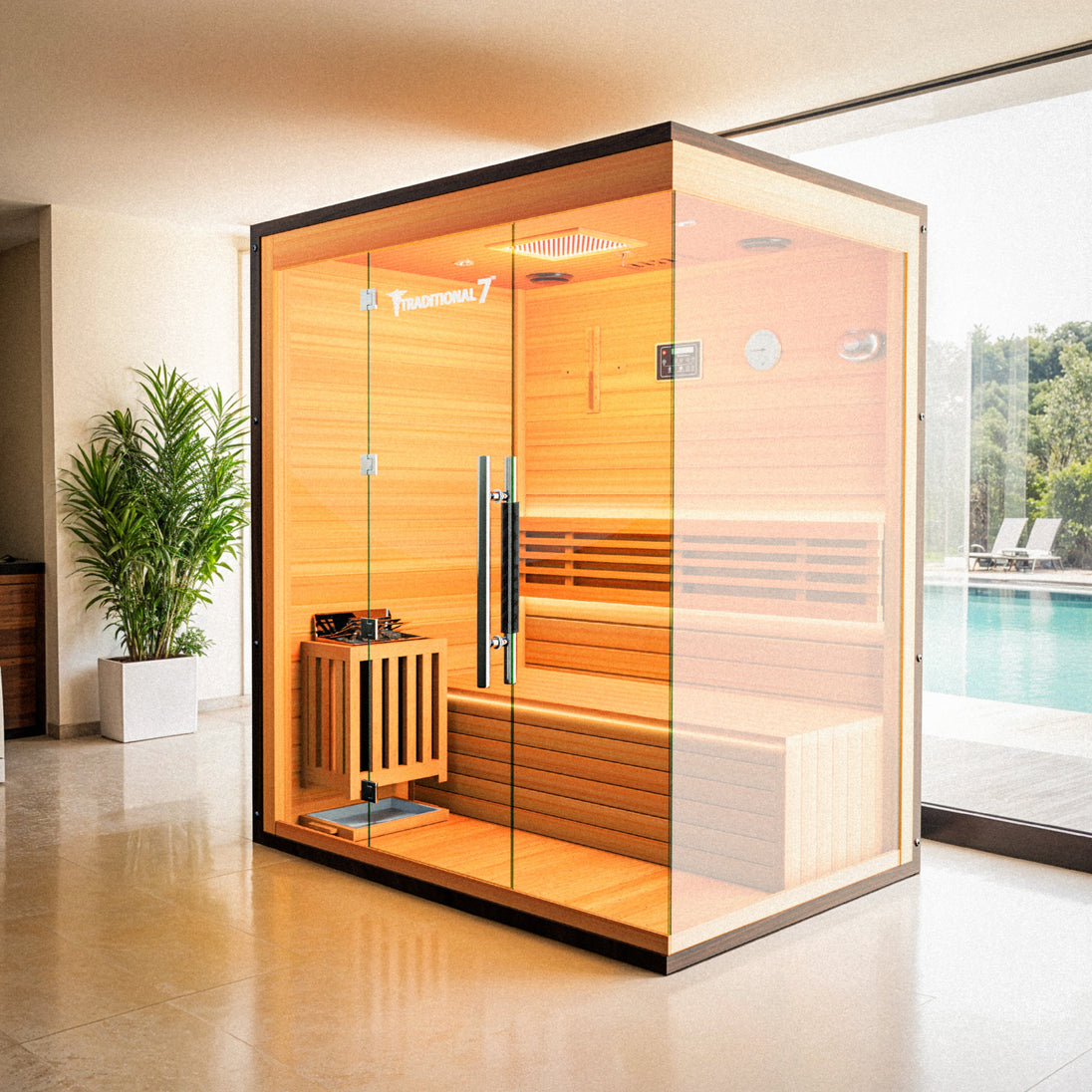 Traditional 7 Sauna | Triple Heat Sauna | Medical Sauna