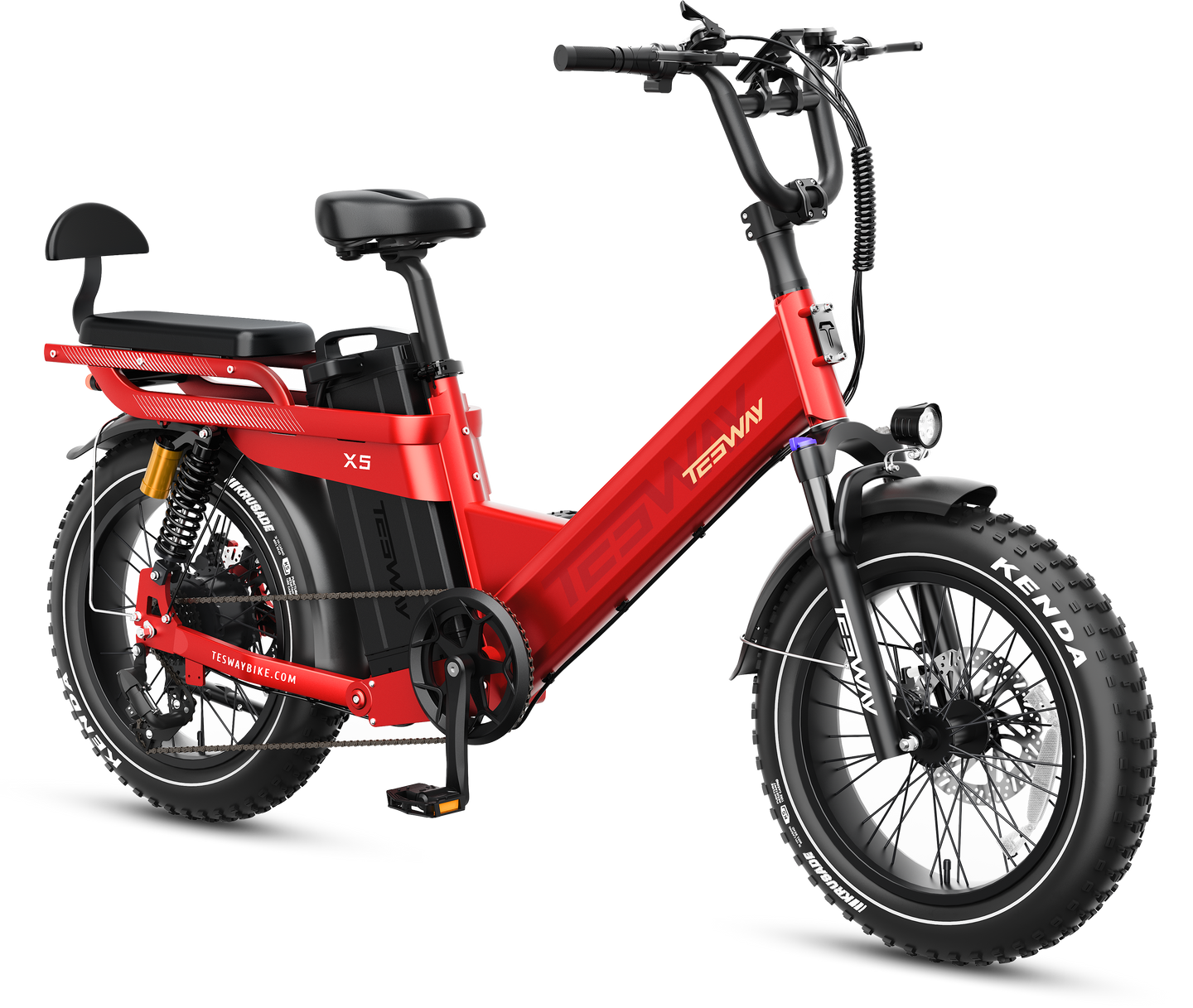 TESWAY X5 Pro Cargo E-Bike – 2000W 200-Mile Family Hauler