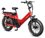 TESWAY X5 Pro Cargo E-Bike – 2000W 200-Mile Family Hauler
