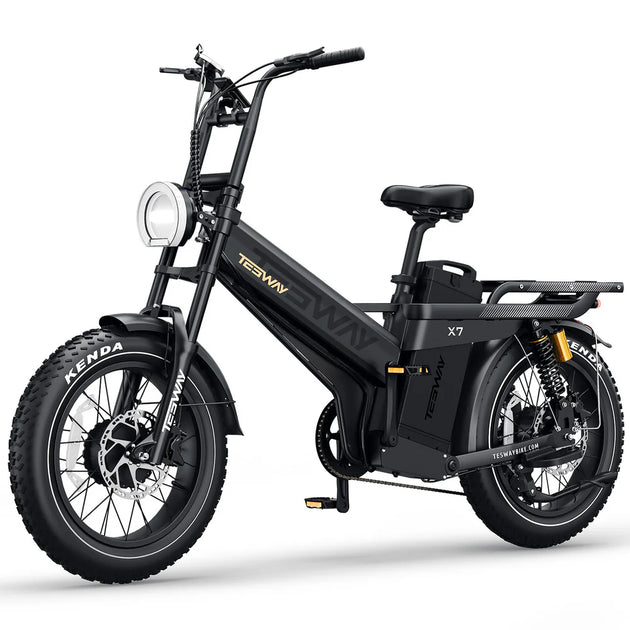 TESWAY X7 AWD E-Bike – Dual Motor 3600W & 200 N·m Torque