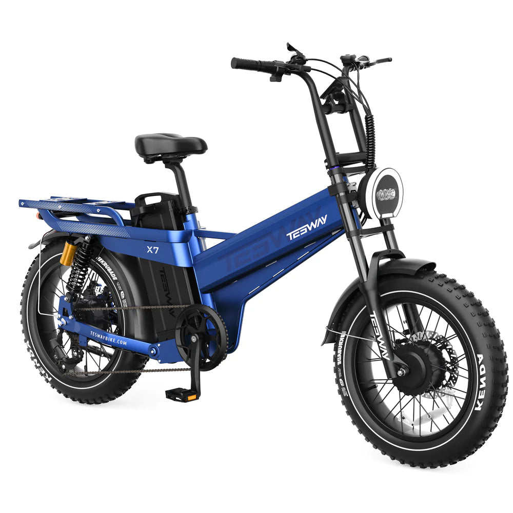 TESWAY X7 AWD E-Bike – Dual Motor 3600W & 200 N·m Torque