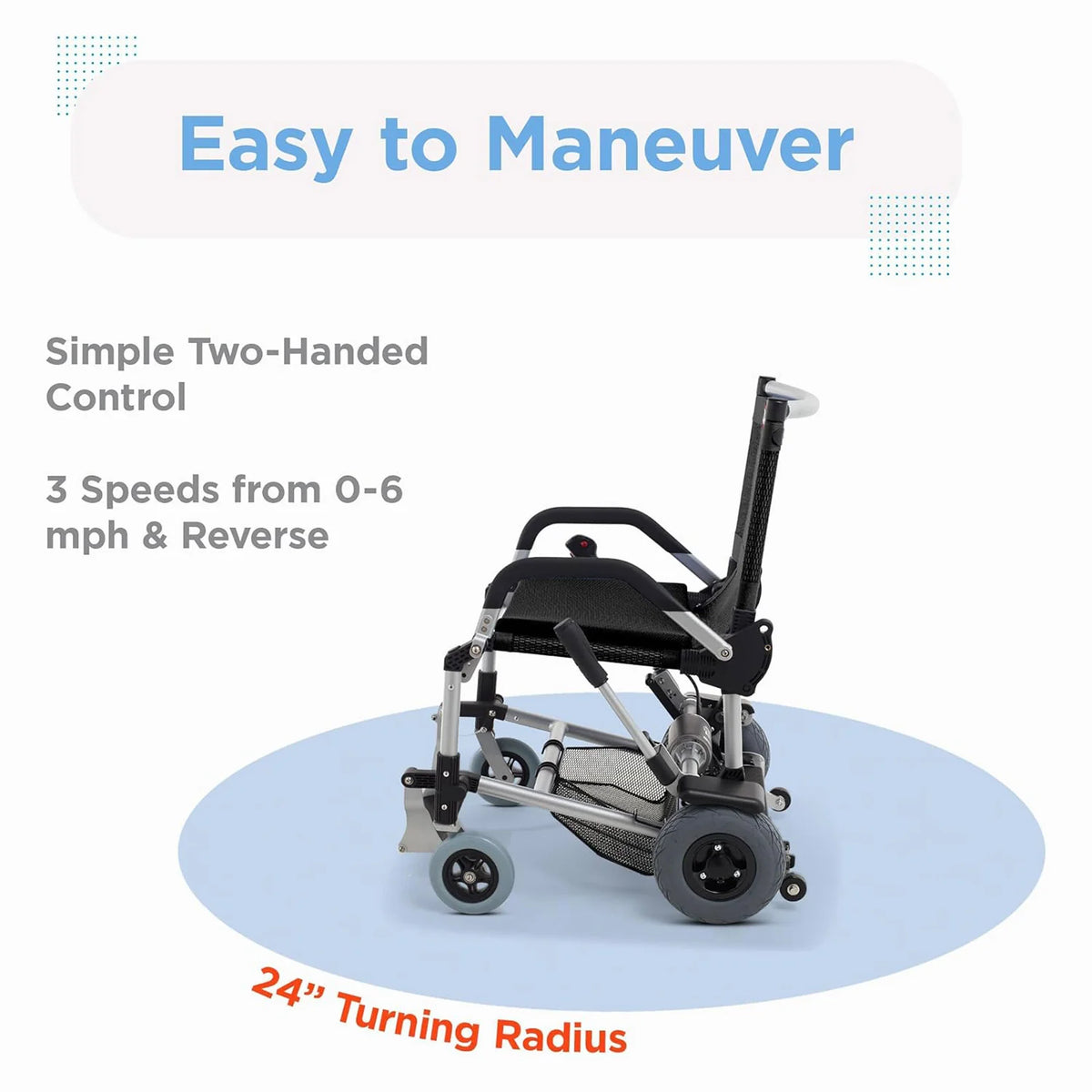 Journey Zinger folding power chair – image 7