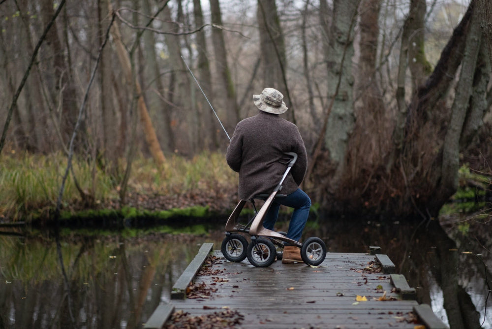 byACRE Carbon Overland all-terrain carbon fiber rollator