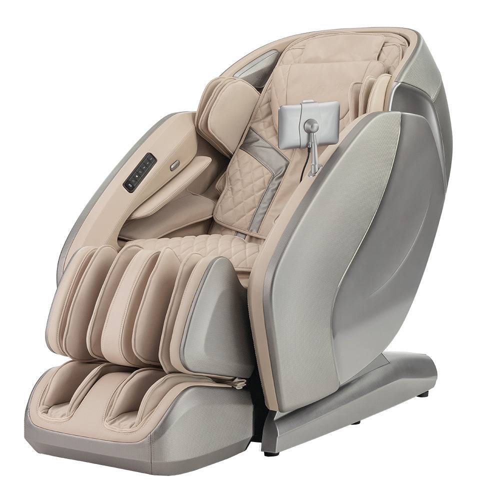 Kyota Hatsumei M900 AI 4D Massage Chair | Gray/Tan