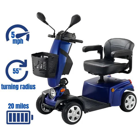 FreeRider FR1 City 4 Wheel Mobility Scooter