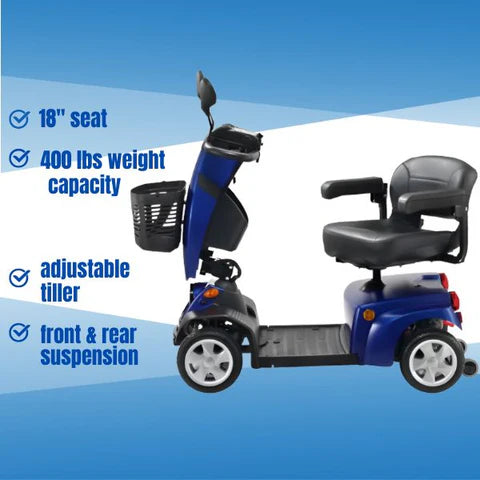 FreeRider FR1 City 4 Wheel Mobility Scooter