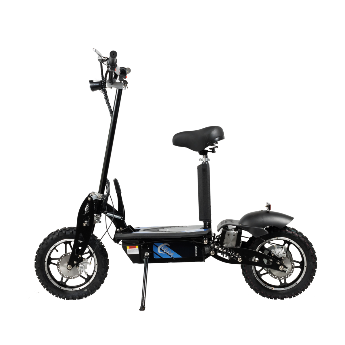 Rosso Cobra Blue Electric Scooter Seat Foldable 1000W 18MPH