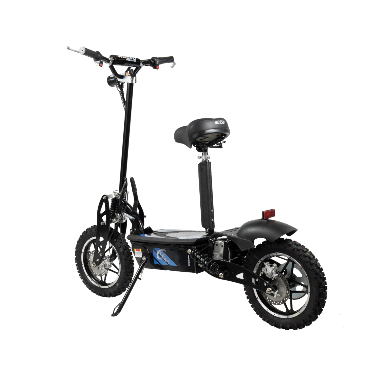 Rosso Cobra Blue Electric Scooter Seat Foldable 1000W 18MPH