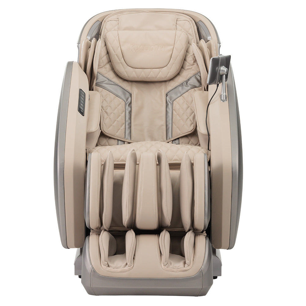 Kyota Hatsumei M900 AI 4D Massage Chair | Gray/Tan