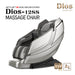 Kahuna Dios-1288 gray 8D AI SL-Track zero gravity massage chair