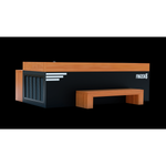 Medical Saunas Frozen 8 Extra Large Cold Plunge with Bar Counter and Step
