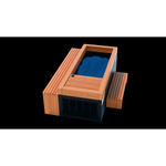 Medical Saunas Frozen 8 Extra Large Cold Plunge with Bar Counter and Step