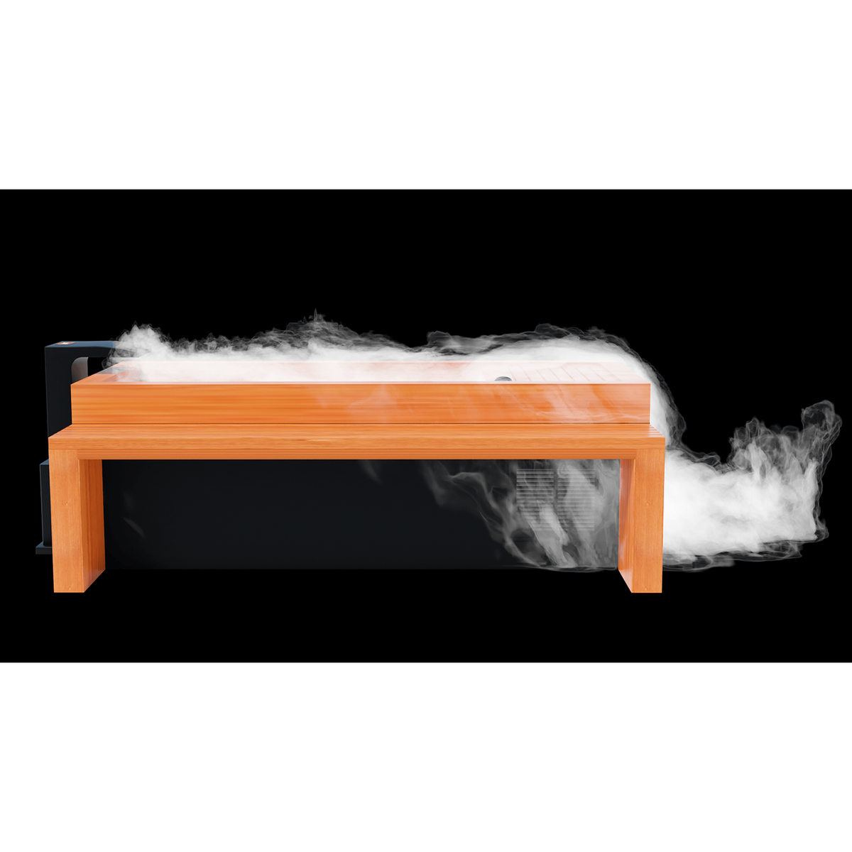 Medical Saunas Frozen 3 Cold Plunge with Bar Counter, Steps, Steam Generator