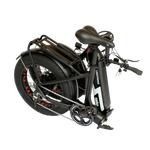 GIO LIGHTNING Folding Electric Bike Gray with Fat Tires