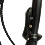 GIO LIGHTNING Folding Electric Bike Gray with Fat Tires