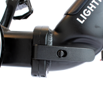 GIO LIGHTNING Folding Electric Bike Gray with Fat Tires
