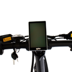 GIO LIGHTNING Folding Electric Bike Gray with Fat Tires