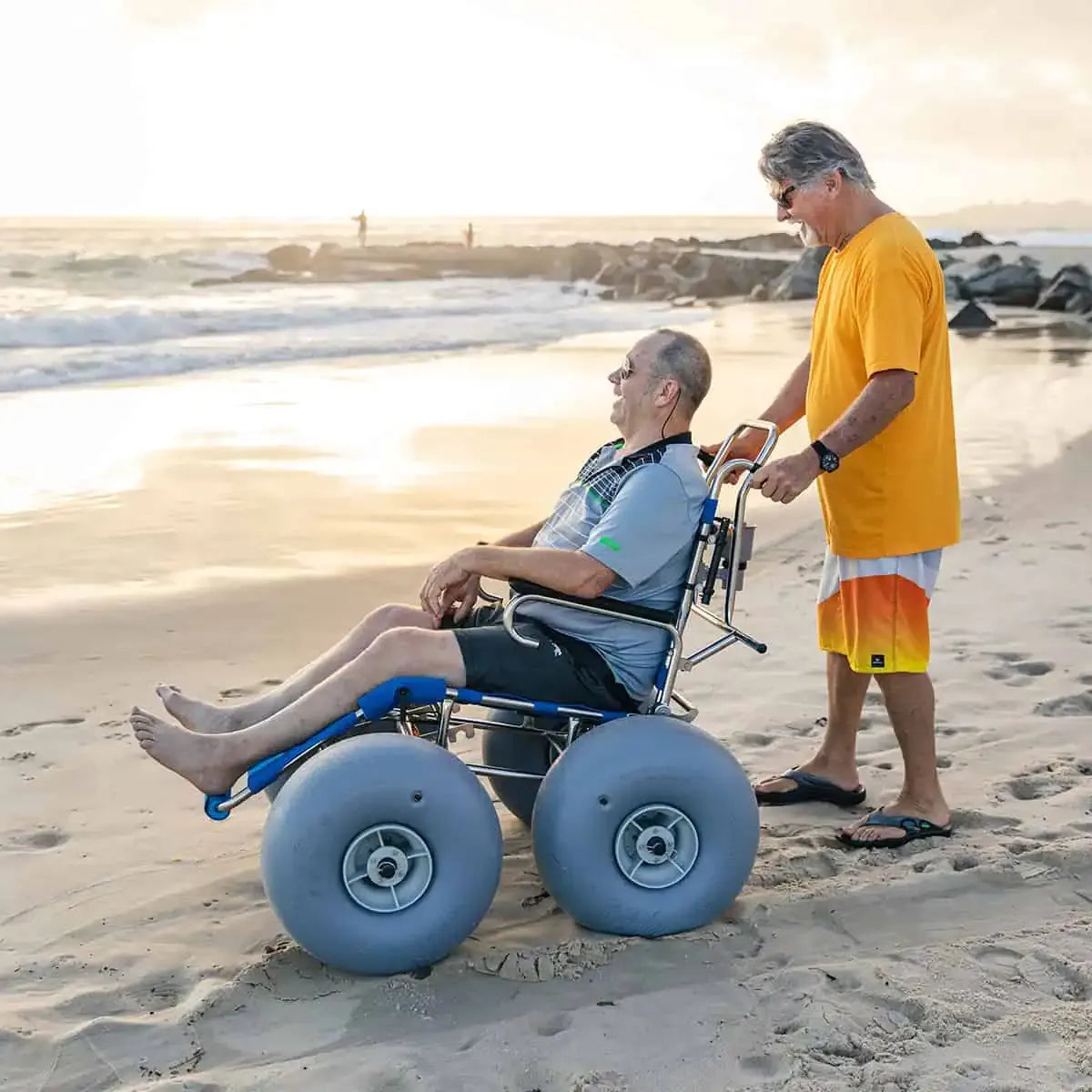 Wheeleez™ Sandcruiser All-Terrain Beach Wheelchair Dunebuster Model