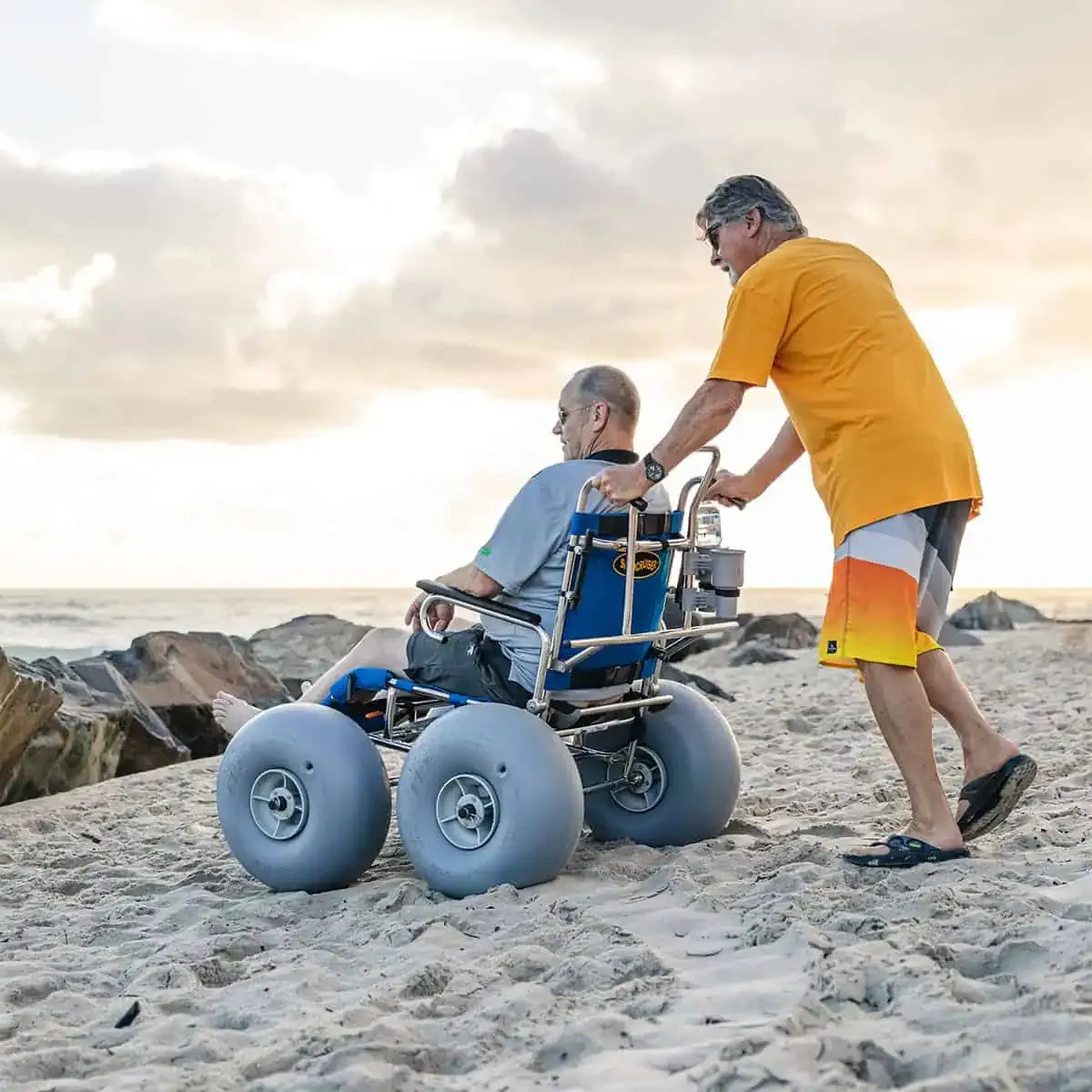 Wheeleez™ Sandcruiser All-Terrain Beach Wheelchair Dunebuster Model