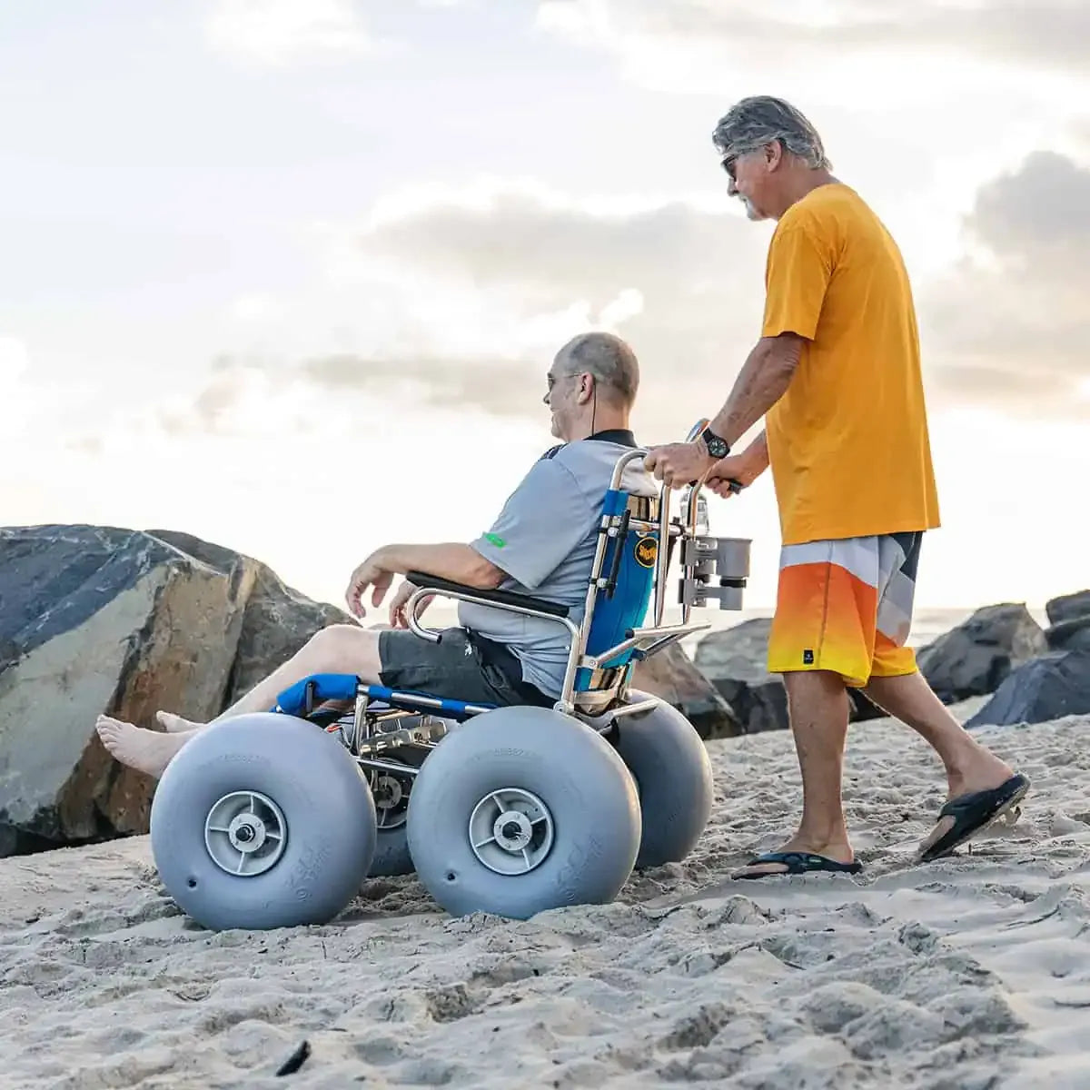 Wheeleez™ Sandcruiser All-Terrain Beach Wheelchair Dunebuster Model