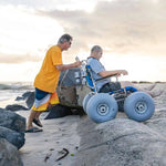 Wheeleez™ Sandcruiser All-Terrain Beach Wheelchair Dunebuster Model