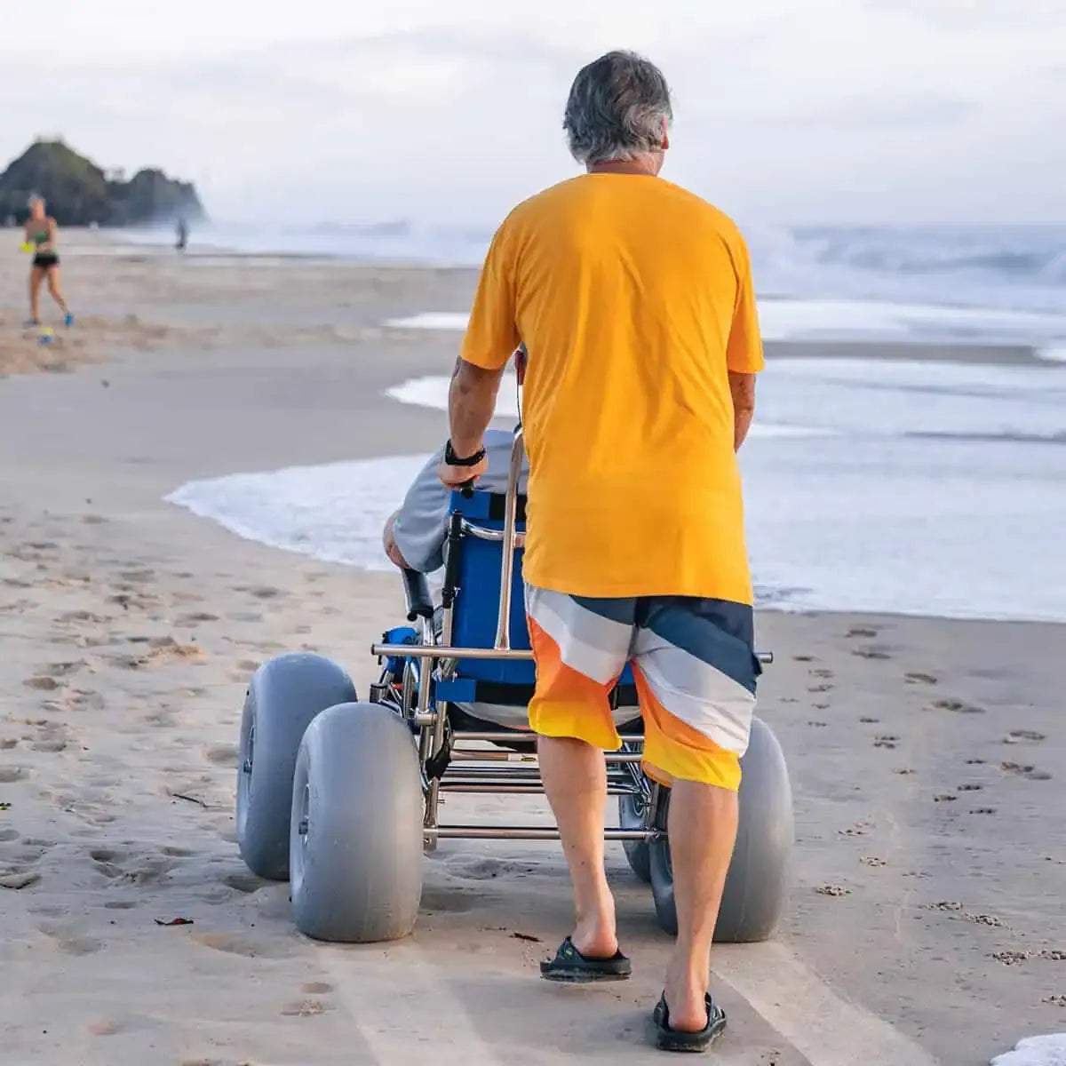 Wheeleez™ Sandcruiser All-Terrain Beach Wheelchair Dunebuster Model