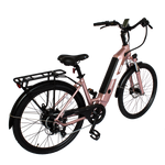 GIO Storm eBike Rose Gold 48V 500W Samsung Battery 46mi Range