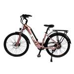 GIO Storm eBike Rose Gold 48V 500W Samsung Battery 46mi Range