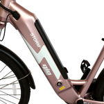 GIO Storm eBike Rose Gold 48V 500W Samsung Battery 46mi Range