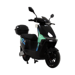 GIO Ultron eScooter with a 500W motor, 20 mph speed, 35 miles range, and sleek design. Features include hydraulic disc brakes and digital LCD display.