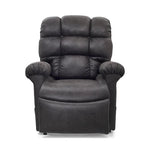 UltraComfort UC556 Vega Medium-Large zero gravity recliner in charcoal fabric, front view